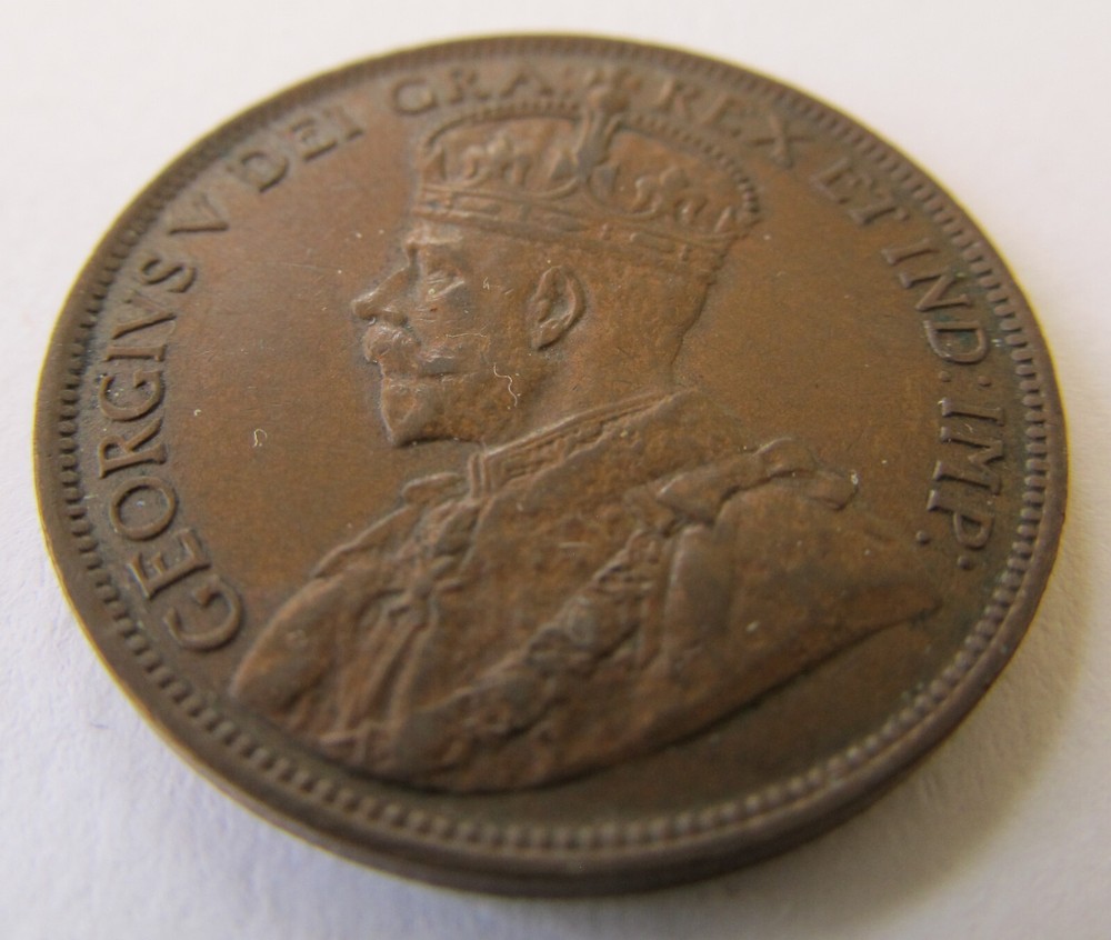 1920 Canada Large Cent George V, KM #21