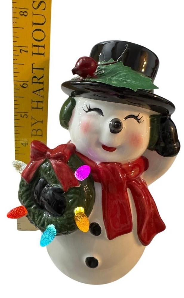 Mrs. Snowman Light Mrs. 7" AA Battery