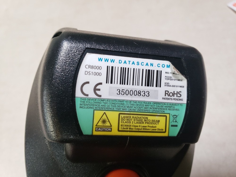 DATASCAN 802.11 Module Barcode Inventory Scanner CR8000 as is untested