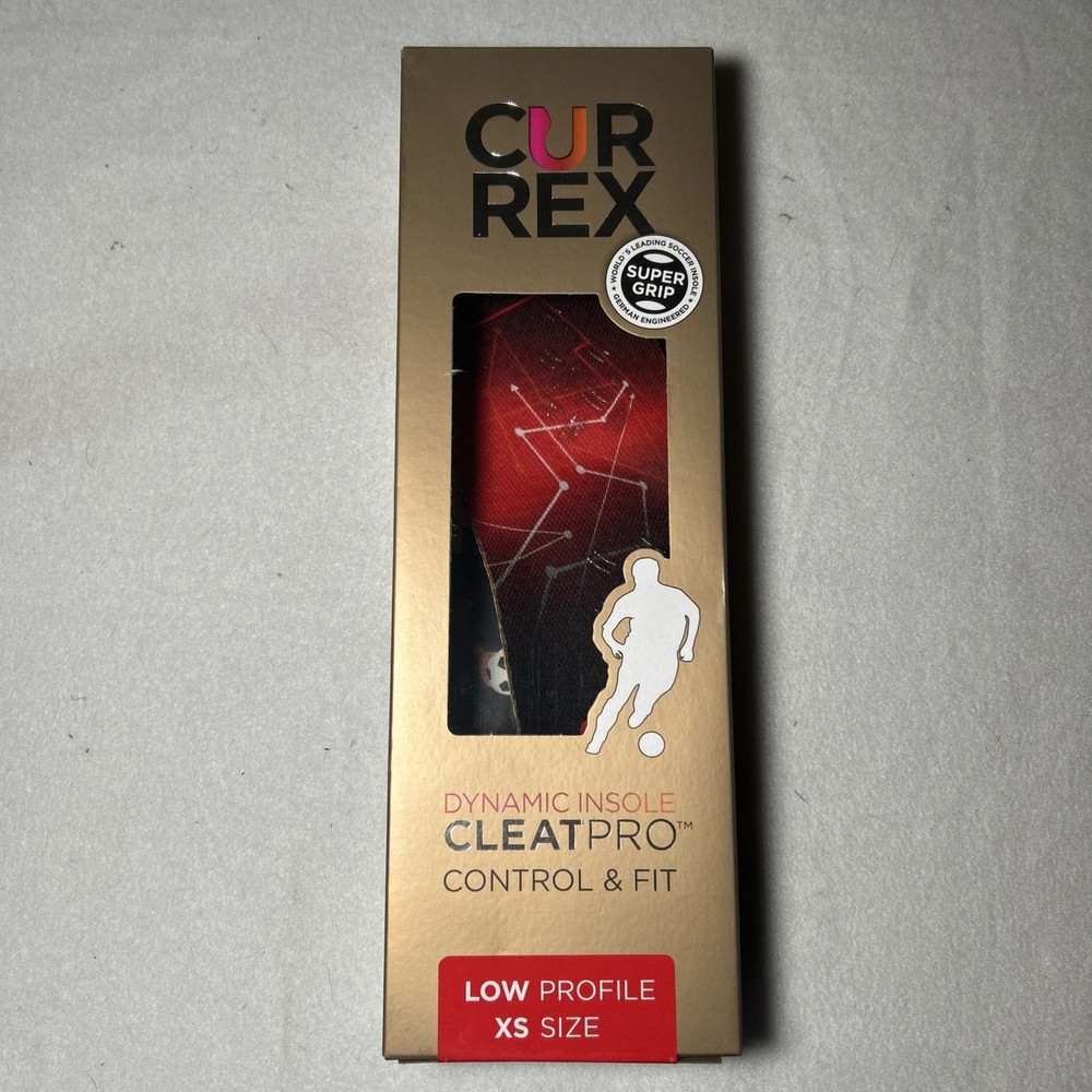 Currex Cleatpro Dynamic Insole -Low Profile - Various Sizes