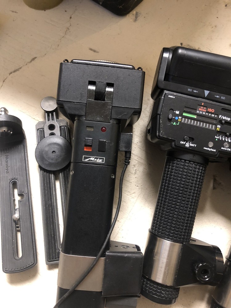 Sunpack Auto 555 Plus 522 Plus Metz CT-1 Flashes Lot