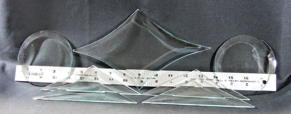 BEVELS: BEVEL TRIANGLES, BEVEL CIRCLES, BEVEL DIAMOND SET