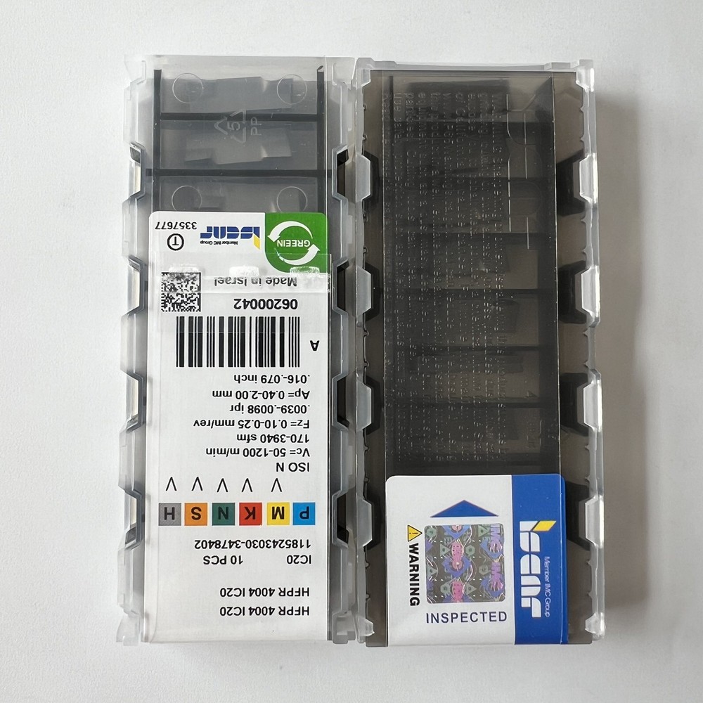 ISCAR / HFPR4004 IC20 / Industrial indexable carbide inserts 10 Pcs