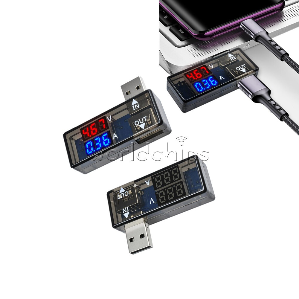 5V Digital LED Display USB Charger Current Voltage Power Detector Tester Meter