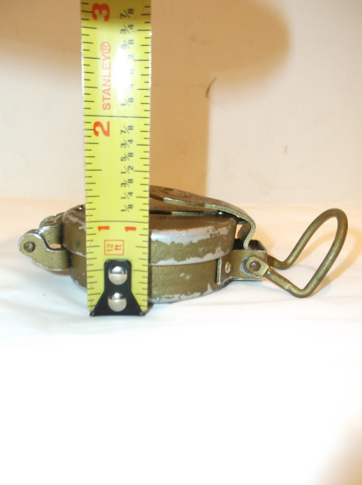 VINTAGE LENSATIC DIRECTIONAL COMPASS Liquid Filled Engineers Compass Japan