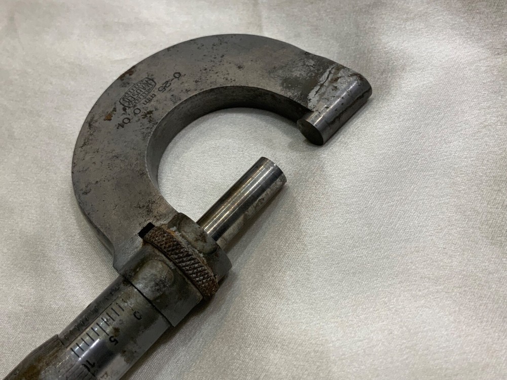 Micrometer Mauser 0-25 mm 0.01 1940s Germany