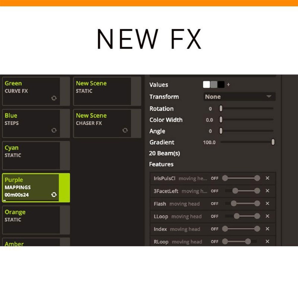 ADJ myDMX 5 Express DMX Lighting Control Software Hardware PC Mac