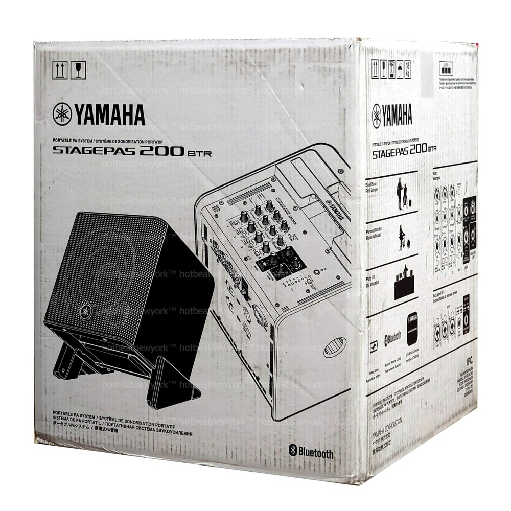 Yamaha STAGEPAS 200BTR Battery-powered Portable PA System with Bluetooth