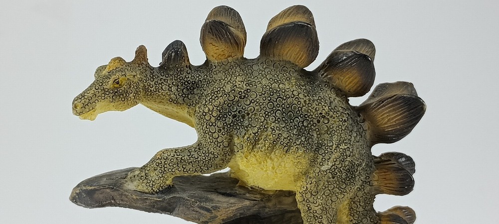 Stegosaurus Water Globe. 4.5" Tall.
