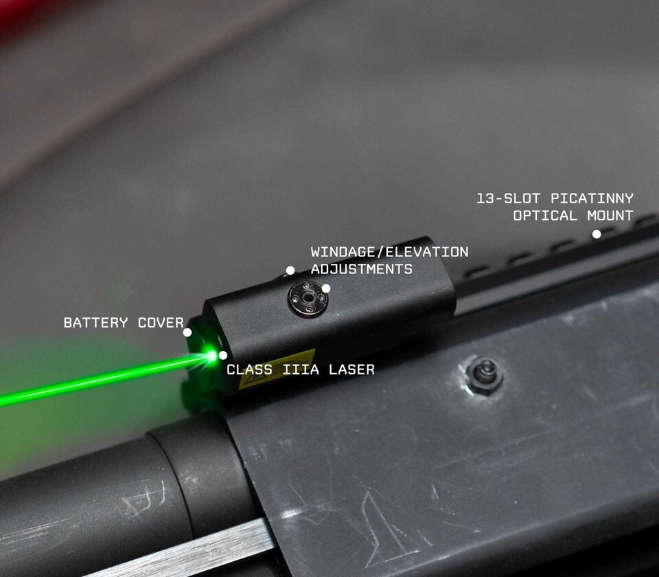 Mossberg 500 Green Laser Sight System with Picatinny Mount