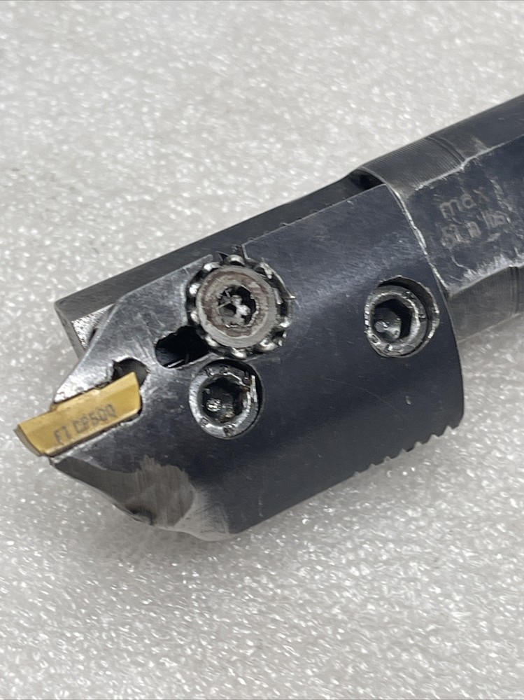 Seco A16-FR-V21 Indexable Boring Bar, 1” Shank, 8” OAL