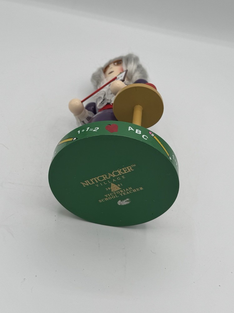 10” School Teacher Nutcracker 2001 Nutcracker Village