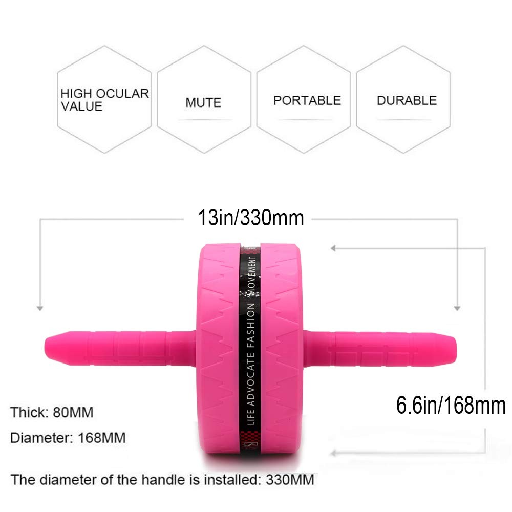 Ab Roller Wheel for Abs Workout - Complete Home Gym Set with AB Wheel Roller ...
