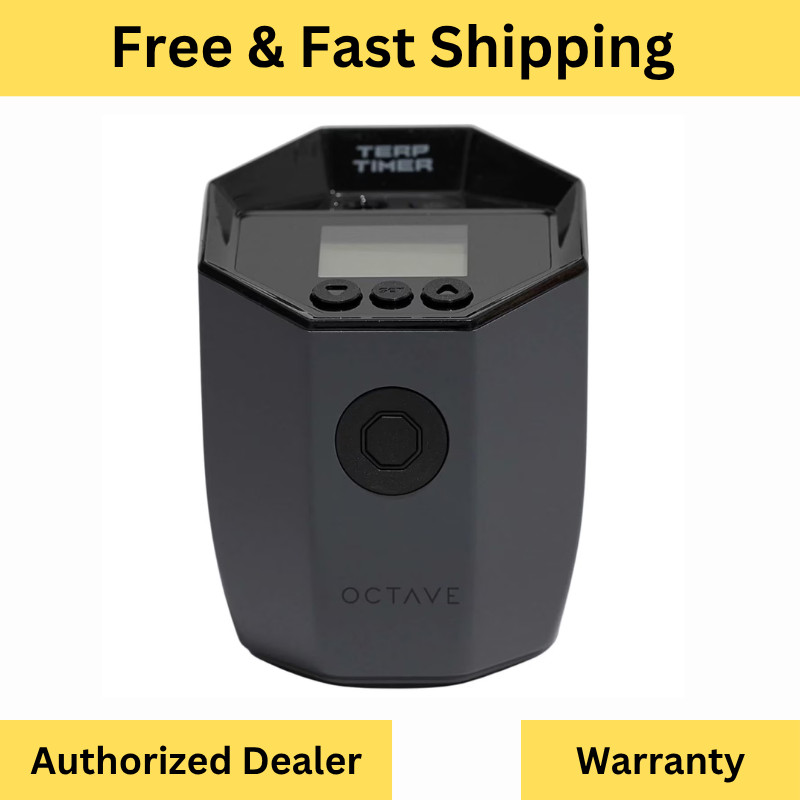 Octave Terp Timer 1.2 Digital Display with Magnetic Base Embossed Matt Grey Dab