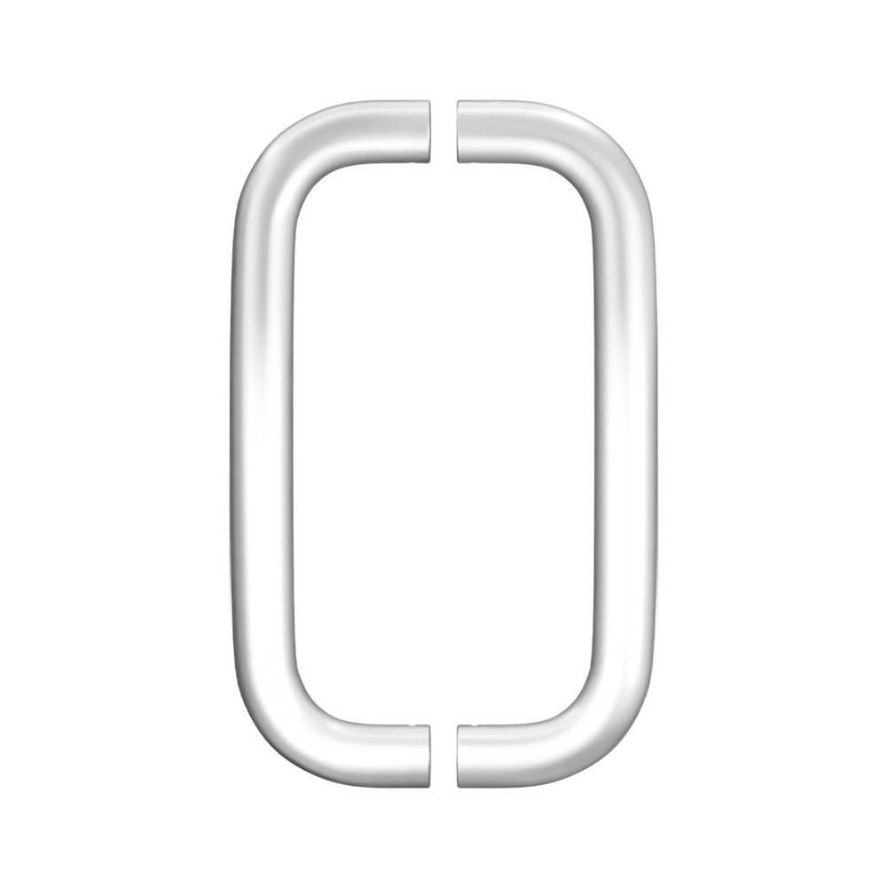 Brixwell Straight Back-to-Back Pull Handle 9" Length Clear Anodized Finish