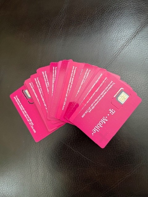 Used T Mobile activated sim card for bypass activation/testing only