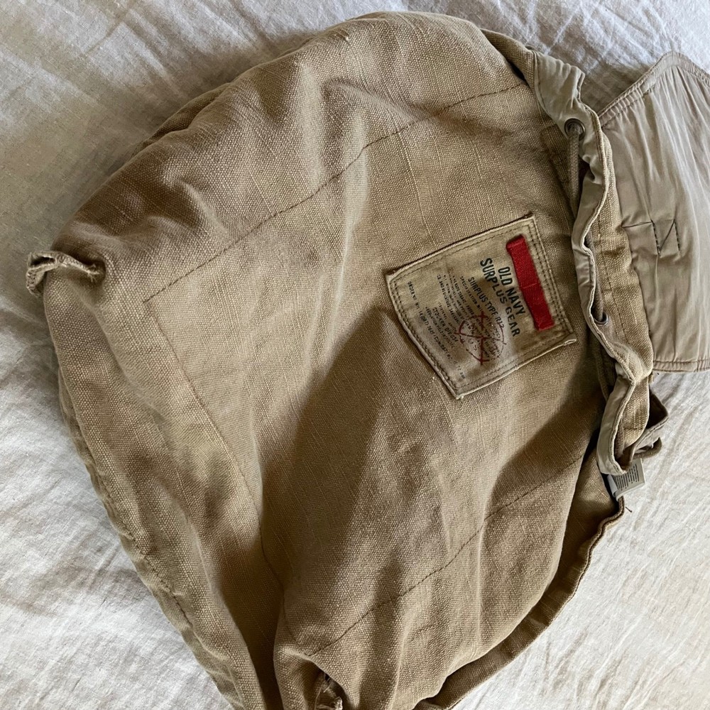 Vintage Old Navy Surplus Gear Canvas Backpack