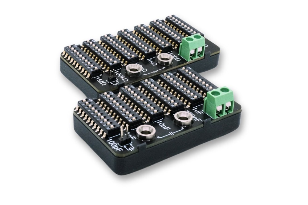7 Decade Resistance & 6 Decade Capacitance Board/Box Combo (with Cover)