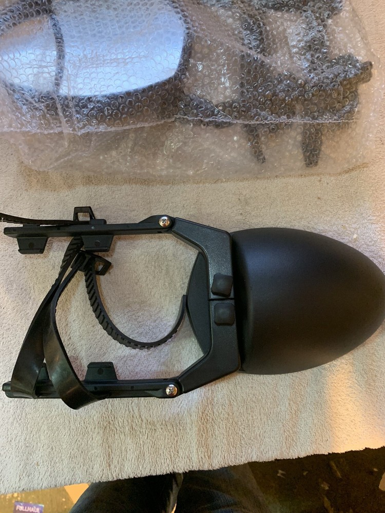 2 Qty Universal Clamp-On Towing Mirrors Dual View (2 Quantity)