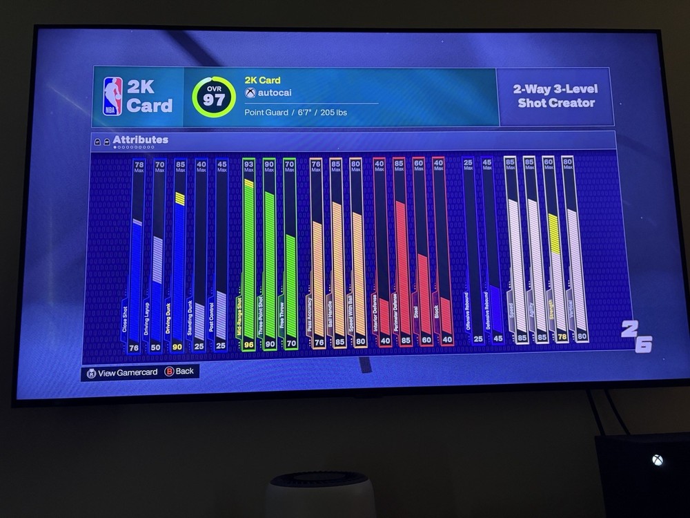 NBA 2K Xbox Account S2 Two Builds