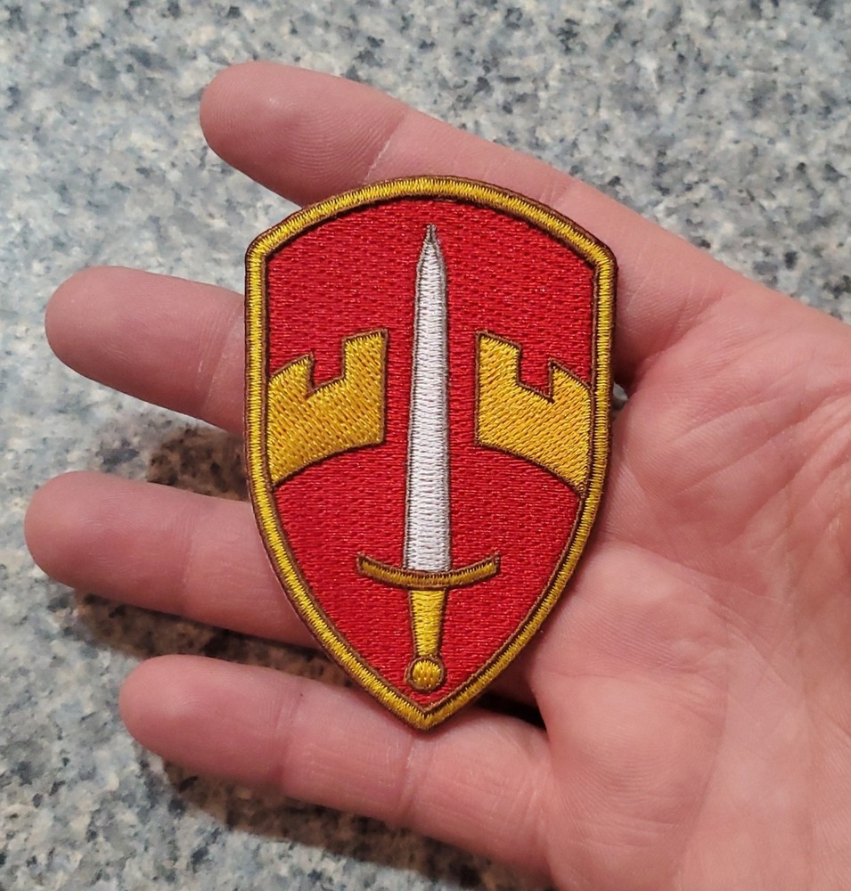 Military Assistance Command, Vietnam (MACV) patch. Embroidered. Iron On. 3"x2"