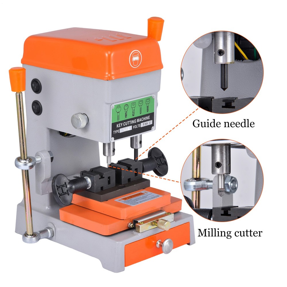 Key Cutting duplicating Machine Cutter Car Key Copier Locksmith Tools--