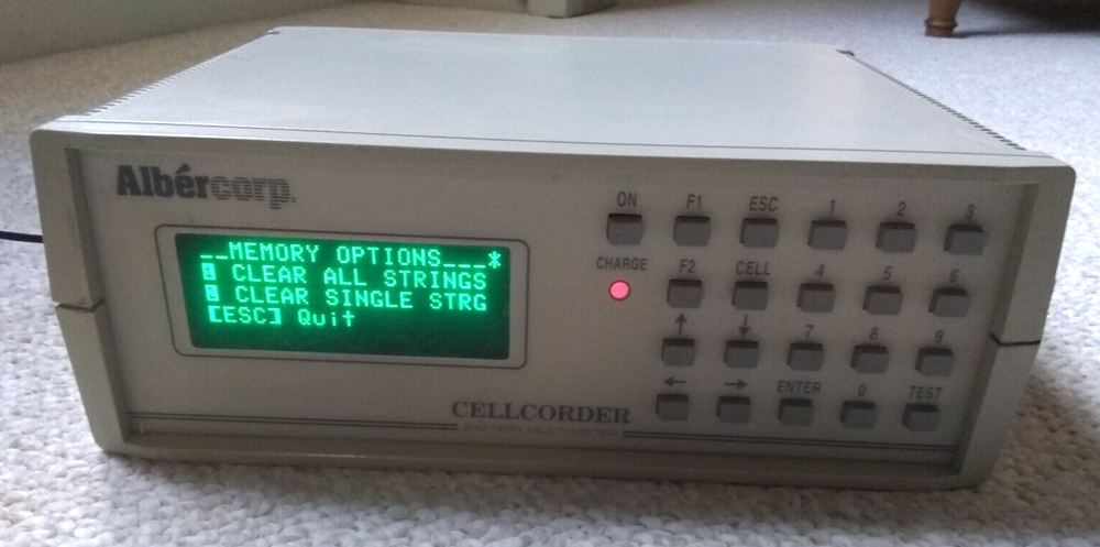 Albercorp Cellcorder 1000-021 Battery Multi-Meter