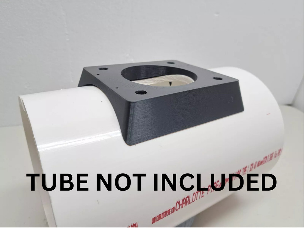 Tube speaker component:  MBQuart mount for 6"sch40 tube