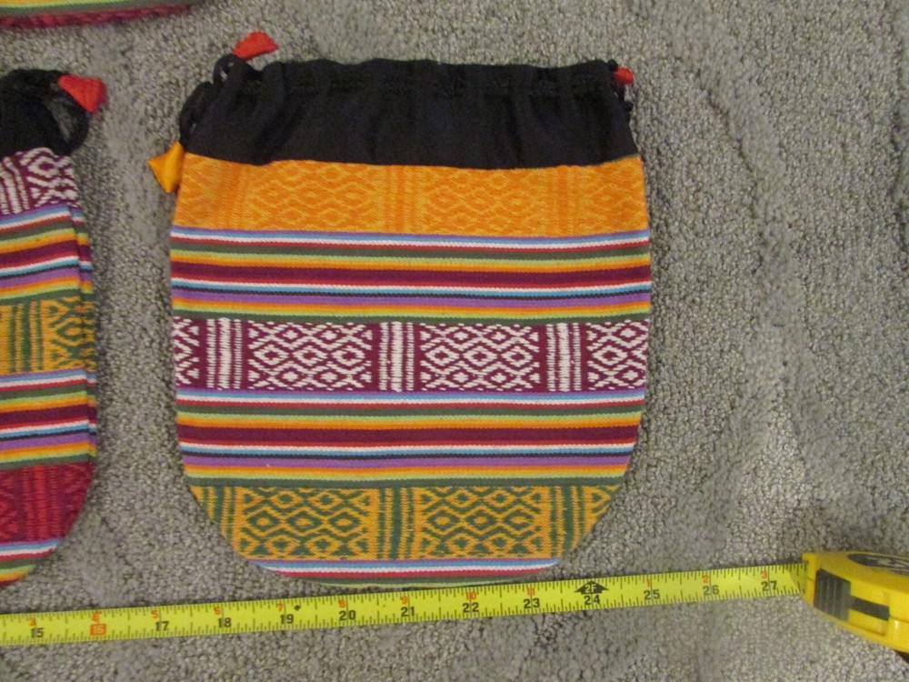 5 Knitting Crochet Needlework Project Bags