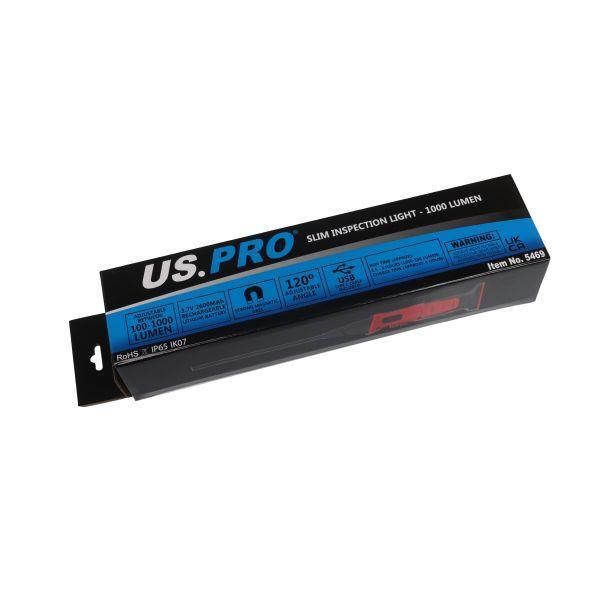 US PRO Tools Slim Inspection Light 1000 Lumen 5469