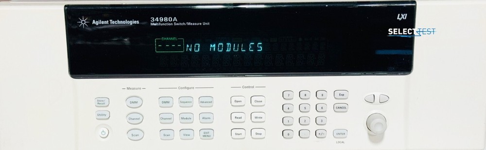 AGILENT (KEYSIGHT) 34980A MULTIFUNCTION SWITCH / MEASURE MAINFRAME (REF.: 137N)