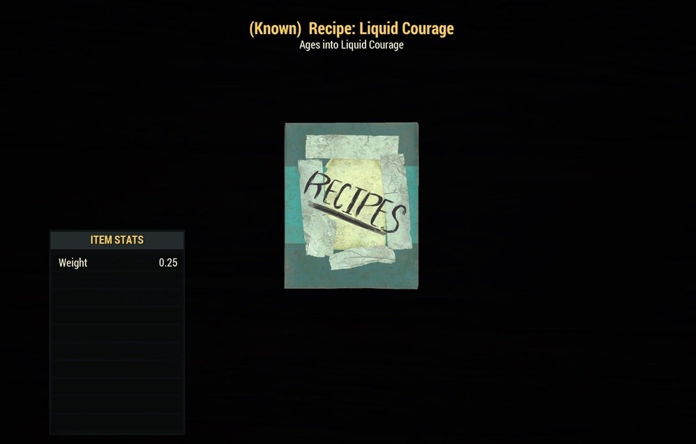(Xbox) Liquid Courage Recipe