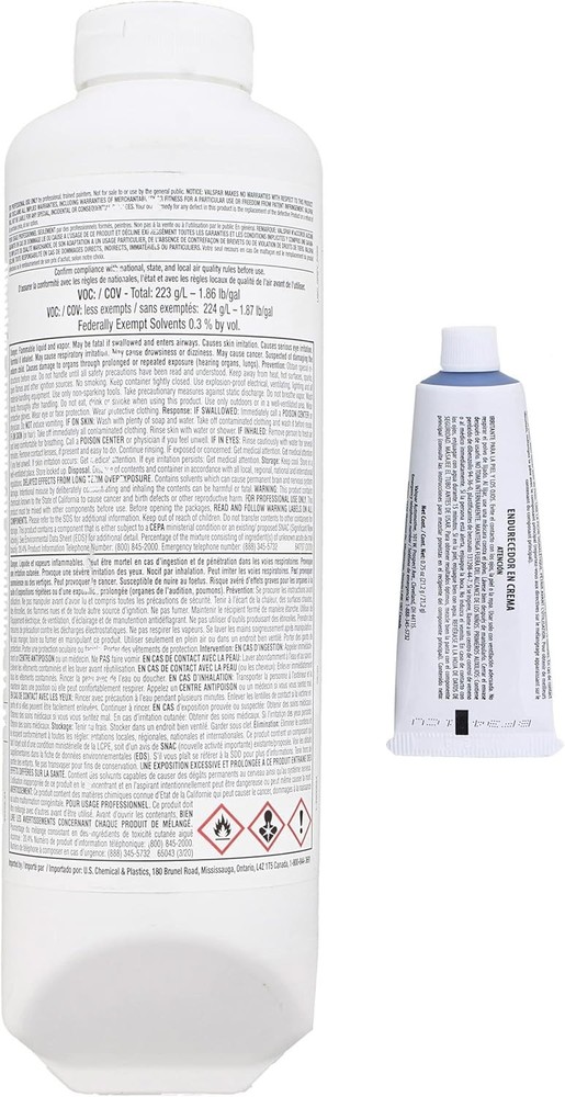 4 Pack USC 26006 Icing Polyester Finishing Putty 24 oz Tubes White