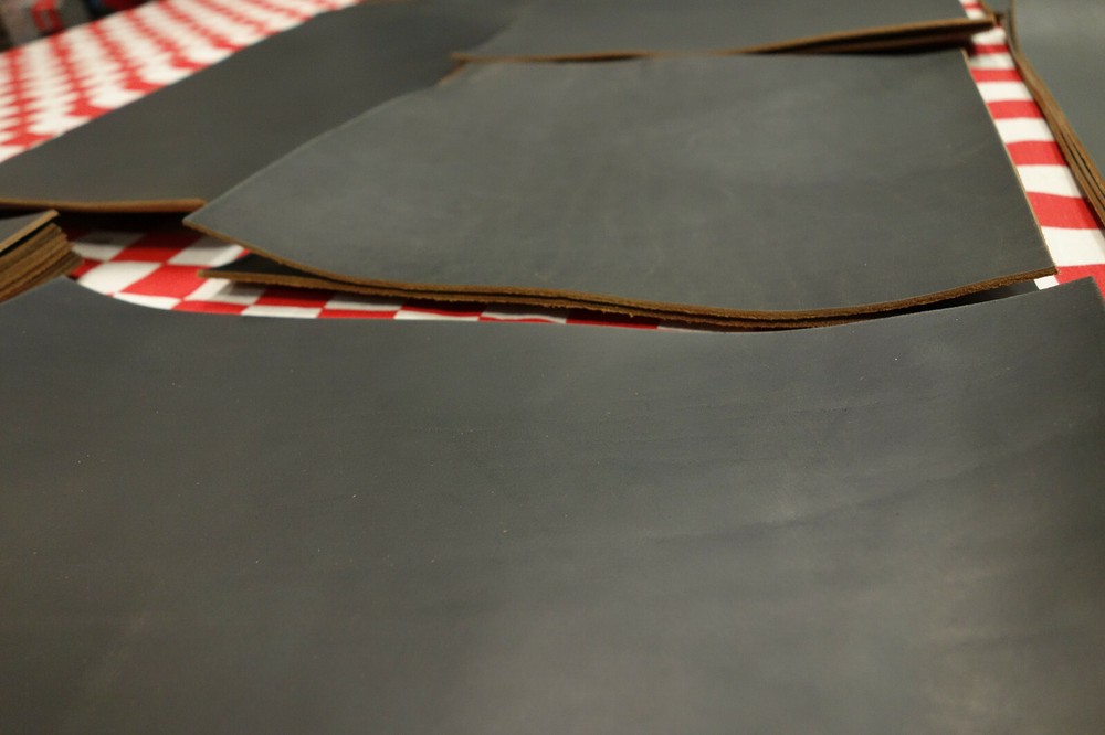 Horween Blue Lake Chromexcel Leather Piece, Select Your Size And Thickness.