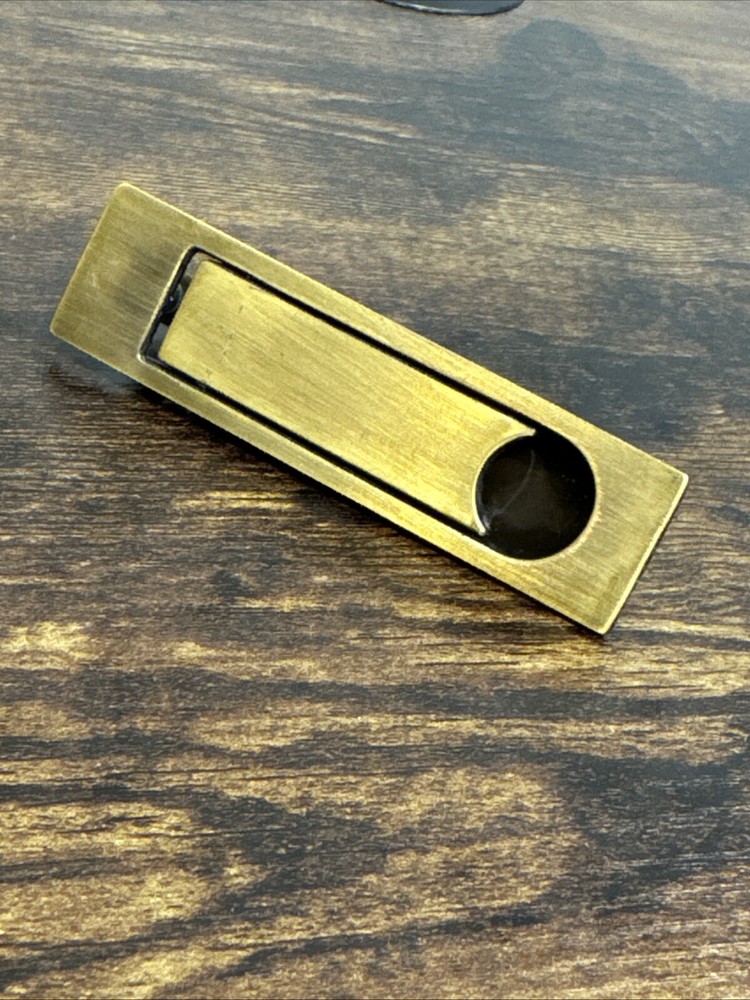 Drexel Passage Door Pull Brass Handle Campaign KCB N15812 Vintage Replacement