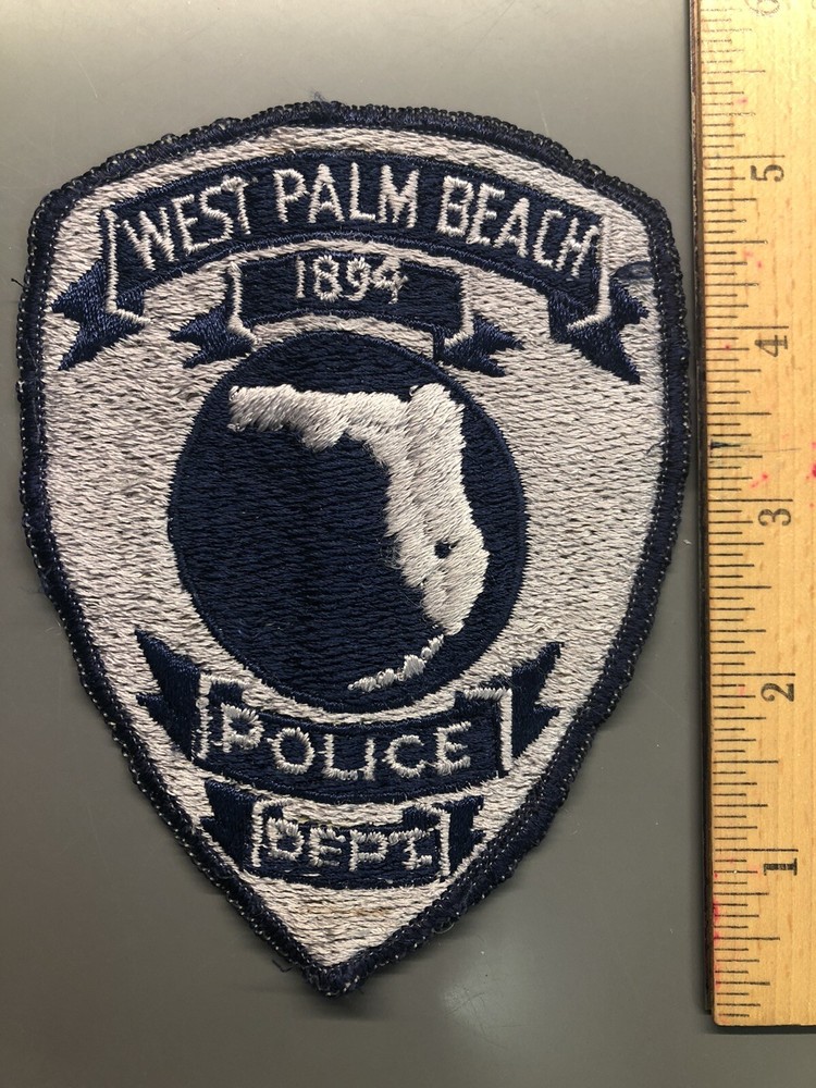 West Palm Beach Florida Police Patch ~ Obsolete