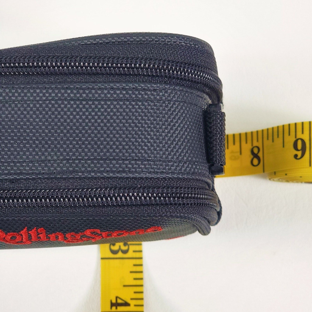 Rolling Stone Soft-Side Case Black with Guitar Zipper Pulls Red Embroidered Logo