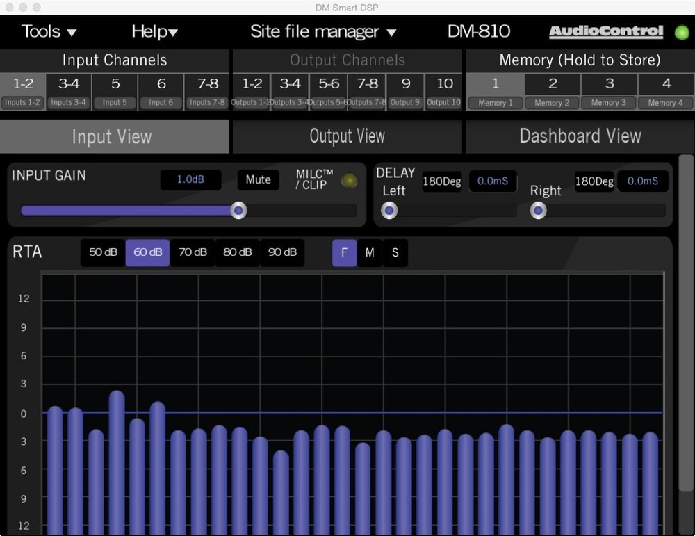 AudioControl DM-810 DSP Matrix Digital Signal Processor 8-CH Input/10-CH Output
