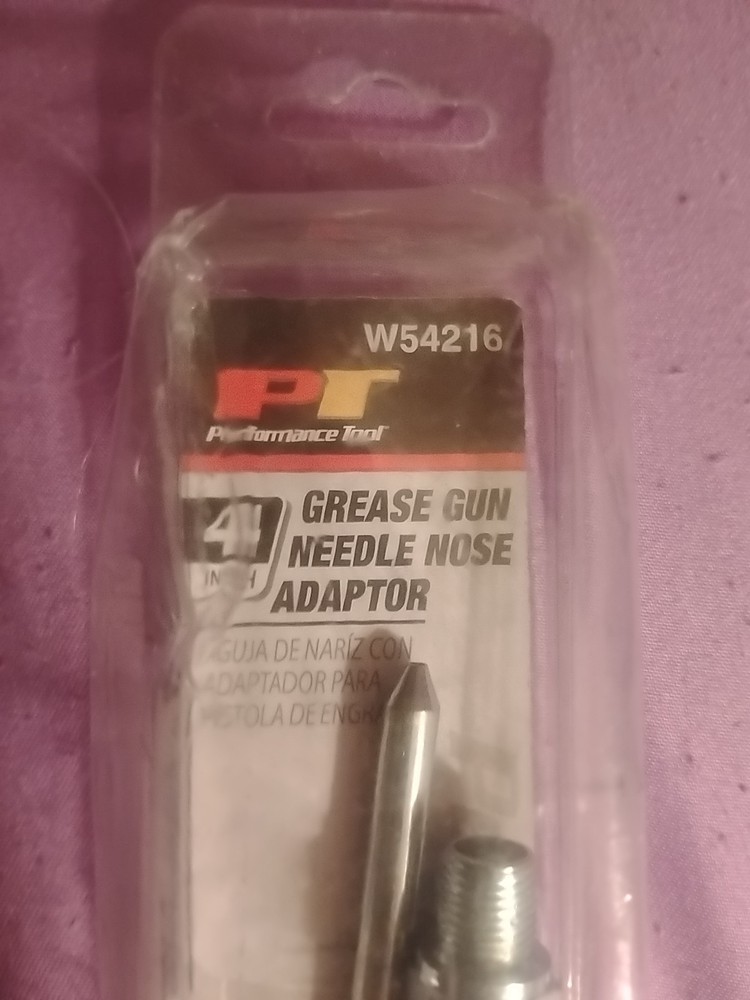 4" Grease Gun Needle House Adapter PT Performance Tool