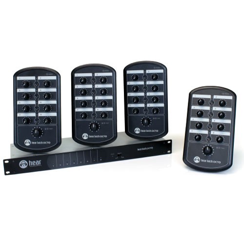 Hear Technologies Hear Back OCTO Four Pack with Four Mixers, Hub, and Cables