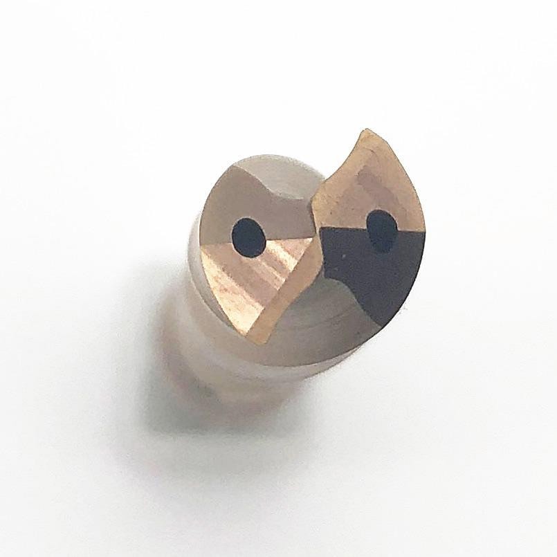 1Pcs 3D Coolant Thru TiCN Coated HRC65 Drill Bit 3.3mm-8mm Solid Carbide 2-Flute