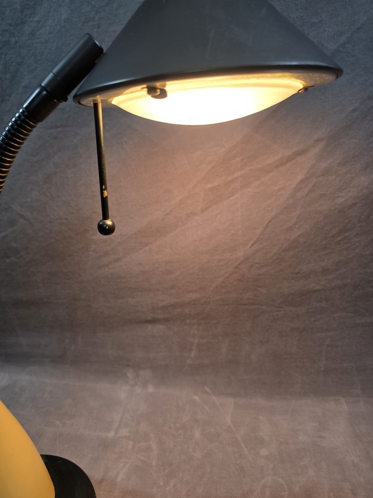 Post Modern Memphis UFO Halogen Reading Desk Lamp - WORKS!