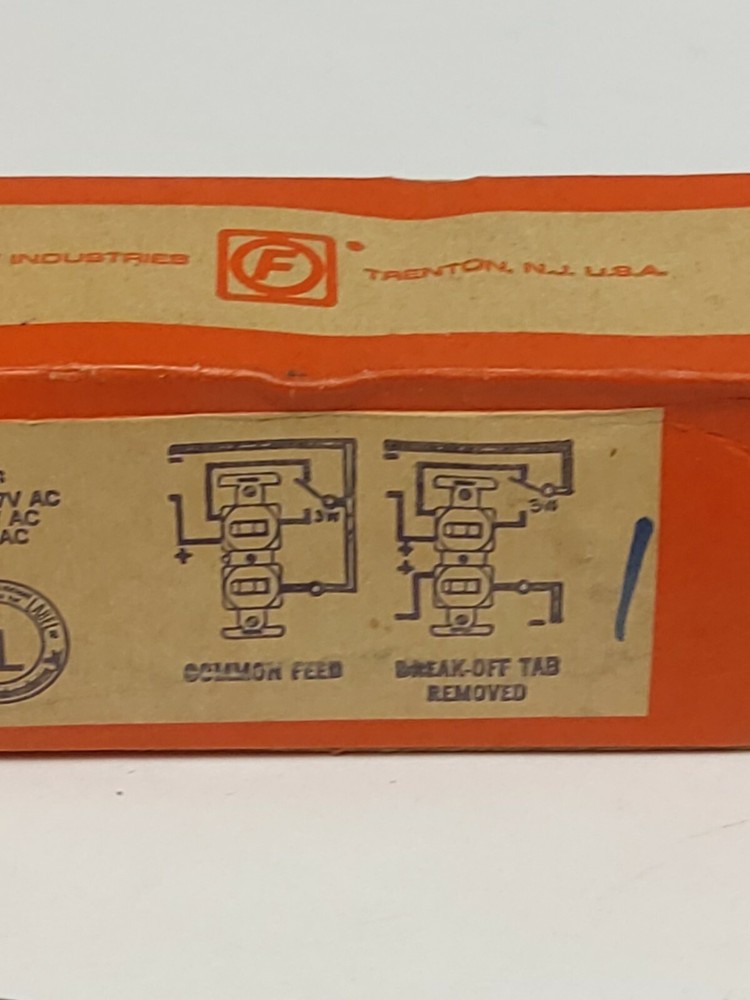 VINTAGE CIRCLE F 3221 COMBO QUIET SWITCH (NOS)