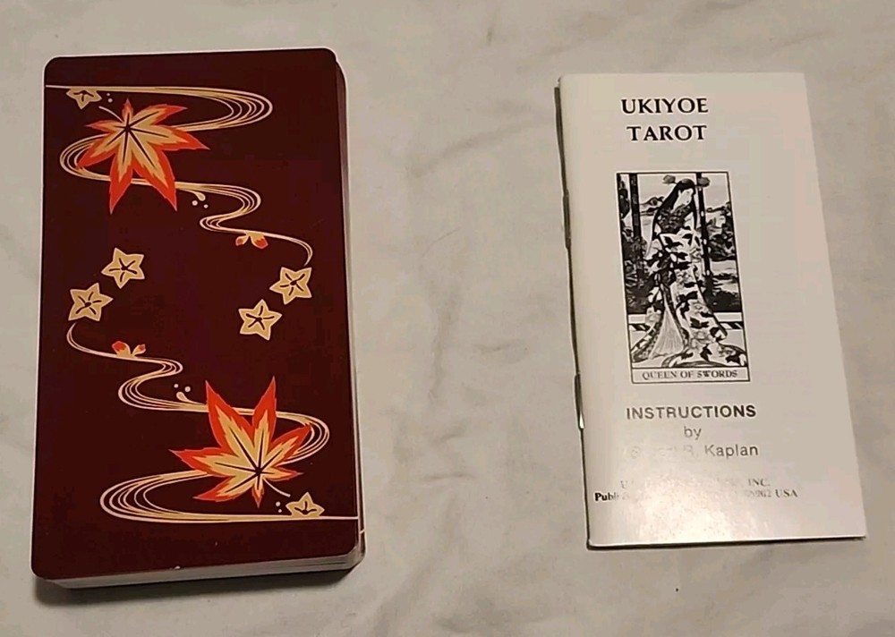 Vintage Ukiyoe Tarot Deck 1982 by Stuart Kaplan Complete w/ Instructions OOP