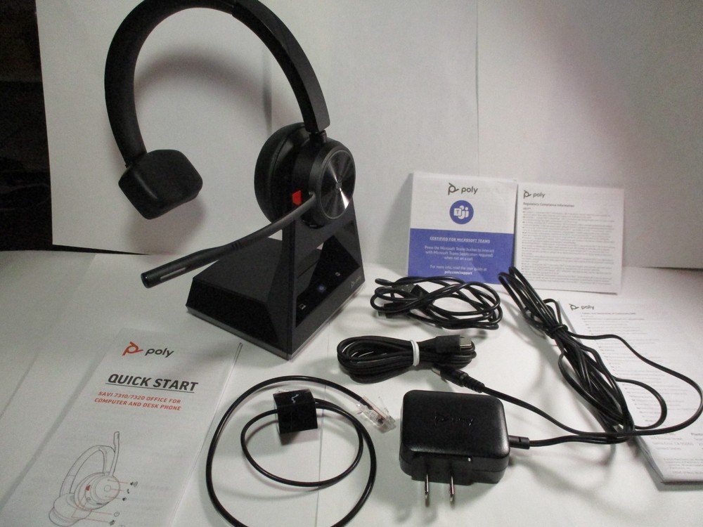 Poly Savi S7310-M CD Wireless Office Mono Headset System