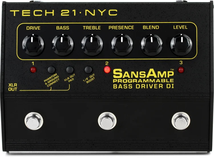 Tech 21 SansAmp Programmable Bass Driver DI
