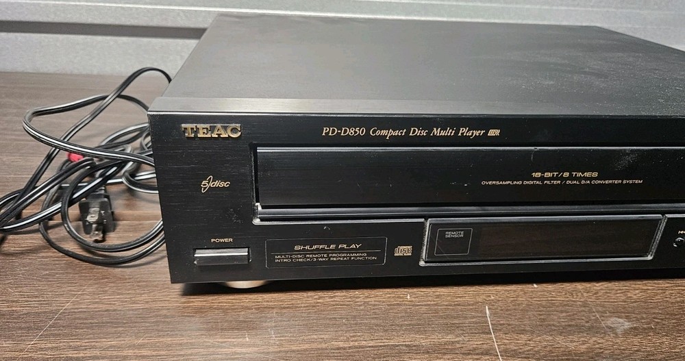 Teac Component Disc Multi Player 5 Disc PD-D850 No Remote - Tested & Working!