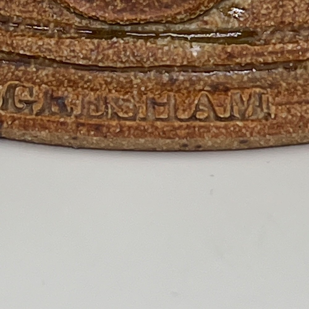 A. & J. Young Pottery Gresham Norfolk England Stoneware Teapot Spout Chip Read