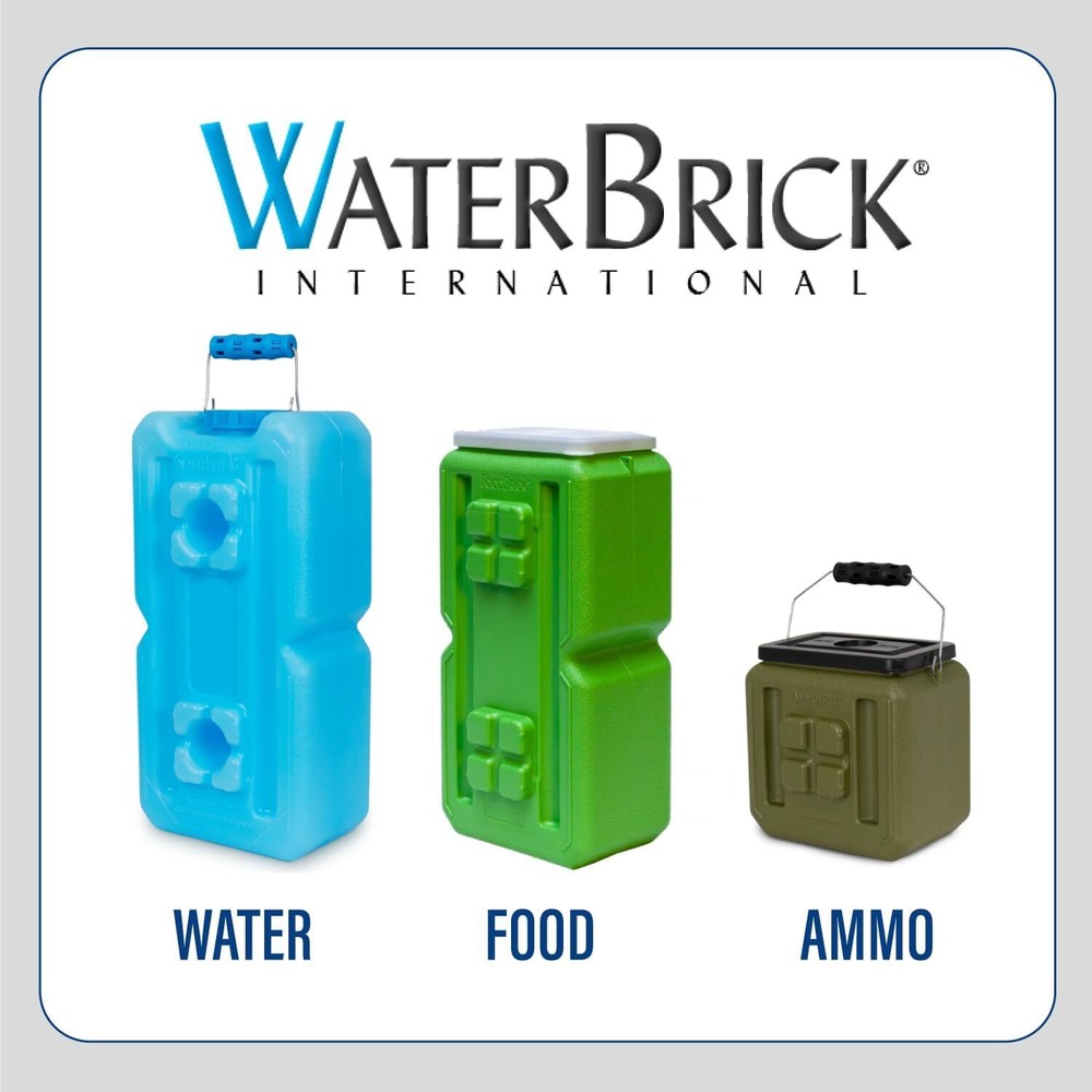 International Water Storage Containers for Emergency Water Storage | 4-Pack