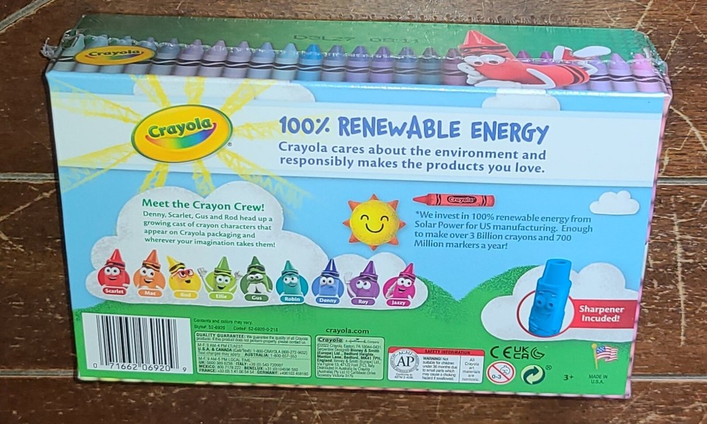 Crayola 120ct Crayons with Sharpener- Item #52-6920